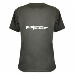 Камуфляжна футболка Knife Free fire - PrintSalon