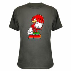 Камуфляжная футболка Knuckles the Echidna - PrintSalon
