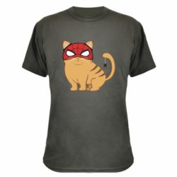 Камуфляжная футболка Кот паук - PrintSalon