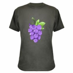 Камуфляжная футболка Кот-виноград - PrintSalon