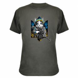 Камуфляжная футболка Кот военный - PrintSalon