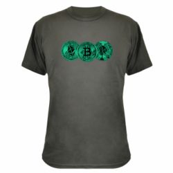 Камуфляжная футболка Криптовалюта - PrintSalon