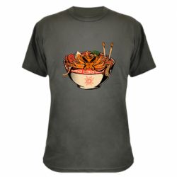 Камуфляжная футболка Kurama in ramen - PrintSalon