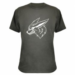 Камуфляжная футболка Kurama line art - PrintSalon