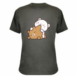 Камуфляжная футболка Кусь мишки - PrintSalon