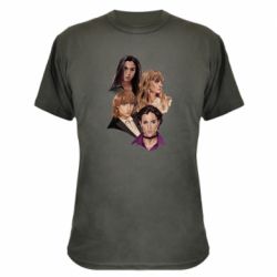 Камуфляжная футболка Maneskin band art - PrintSalon