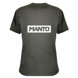 Камуфляжная футболка Манто лого - PrintSalon