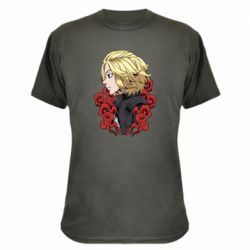 Камуфляжная футболка Mikey Tokyo Revengers-PrintSalon Камуфляжная футболка Mikey Tokyo Revengers