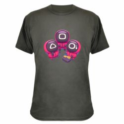Камуфляжная футболка Милые солдаты из игры в кальмара
