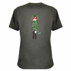Камуфляжная футболка Minecraft anime - PrintSalon