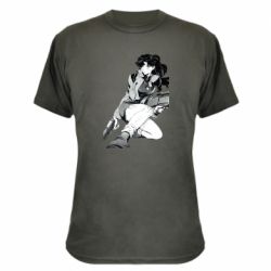 Камуфляжная футболка Misato manga - PrintSalon