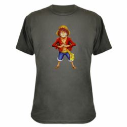 Камуфляжна футболка Monkey D. Luffy - PrintSalon