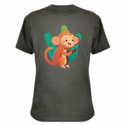 Камуфляжная футболка Monkey. Fuck You - PrintSalon