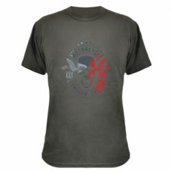 Камуфляжная футболка Moto skull - PrintSalon