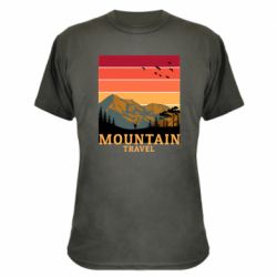 Камуфляжная футболка Mountain travel - PrintSalon