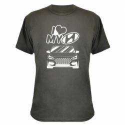 Камуфляжная футболка Моя любовь Хендай - PrintSalon