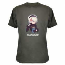 Камуфляжна футболка Nier. Fuck Mankind - PrintSalon