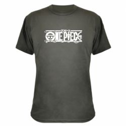 Камуфляжная футболка One Piece Logo Anchor - PrintSalon
