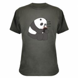 Камуфляжная футболка Панда лайк - PrintSalon