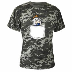 Камуфляжная футболка Pocket Paimon - PrintSalon