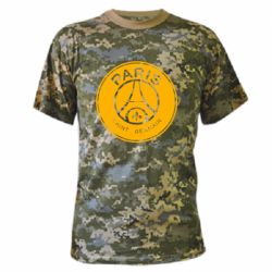 Камуфляжная футболка PSG Logo - PrintSalon
