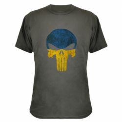 Камуфляжна футболка Punisher Ukraine - PrintSalon