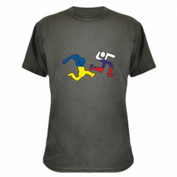 Камуфляжная футболка Рашисты прочь! - PrintSalon