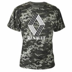 Камуфляжная футболка Renault Logo 1972 - PrintSalon