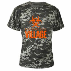 Камуфляжна футболка Resident Evil Village Biohazard - PrintSalon