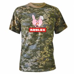 Камуфляжная футболка Roblox Bunny Girl Skin - PrintSalon