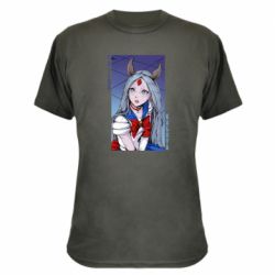 Камуфляжная футболка Sailor Kaguya