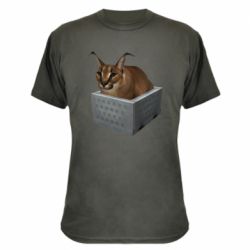 Камуфляжная футболка Шлепа в тазике - PrintSalon