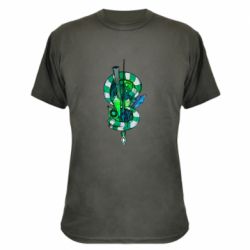 Камуфляжная футболка Символы Слизерина - PrintSalon