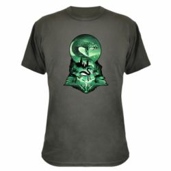 Камуфляжна футболка Slytherin collage - PrintSalon