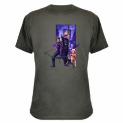 Камуфляжная футболка Соколиный глаз и Кейт Бишоп - PrintSalon