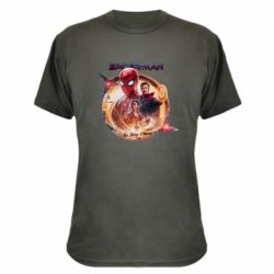 Камуфляжная футболка Spider-Man: No Way Home poster - PrintSalon