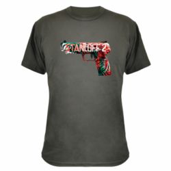 Камуфляжная футболка Standoff pistol - PrintSalon