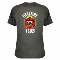 Камуфляжная футболка Stranger Things: Hellfire club - PrintSalon