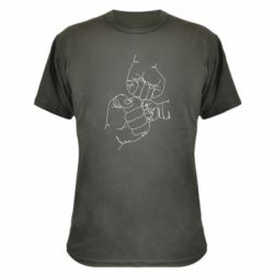 Камуфляжная футболка Strong family - PrintSalon