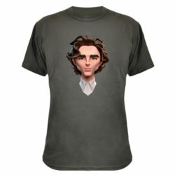 Камуфляжная футболка Timothée Chalamet - PrintSalon