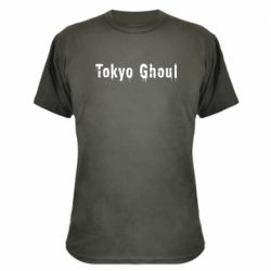 Камуфляжна футболка Tokyo Ghoul logo - PrintSalon
