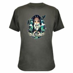 Камуфляжная футболка Уэнздей арт - PrintSalon