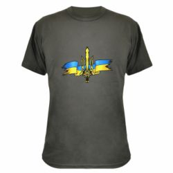Камуфляжная футболка Украина трезубец - PrintSalon