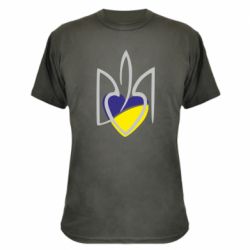 Камуфляжная футболка Ukrainian heart