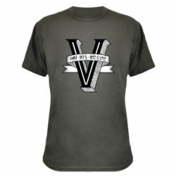 Камуфляжна футболка V - PrintSalon