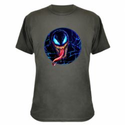 Камуфляжна футболка Venom black and blue style - PrintSalon