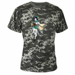 Камуфляжная футболка Venti Genshin Impact - PrintSalon