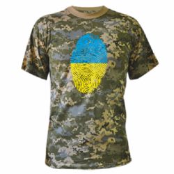 Камуфляжная футболка Відбиток Українця - PrintSalon