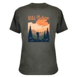 Камуфляжная футболка Wild nature - PrintSalon