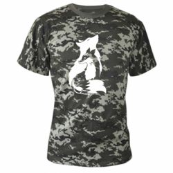 Камуфляжная футболка Wolf And Fox - PrintSalon